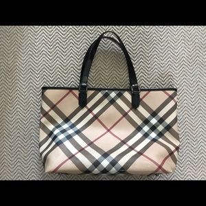 Authentic Burberry classic large tote